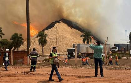 Região sofre novamente com fortes incêndios