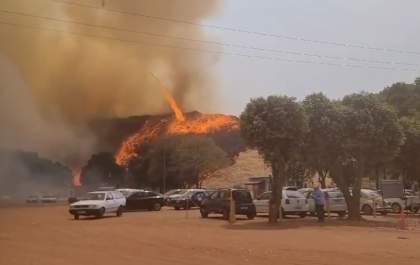 Combate a incêndio em usina em Guararapes mobiliza força-tarefa