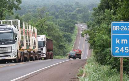 Concessão da “Rota da Celulose”: MS assume trechos das BR-262 e BR-267