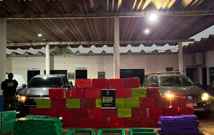 Veículo furtado é recuperado pelo DOF com quase duas toneladas de maconha