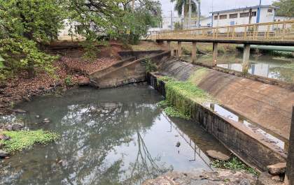 Ribeirão Baguaçu atinge menor nível dos últimos 3 anos