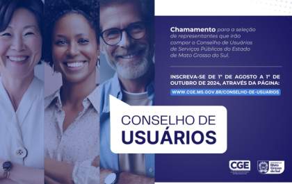 Conselho de Usuários dos Serviços Públicos: inscrições vão até 1º de outubro