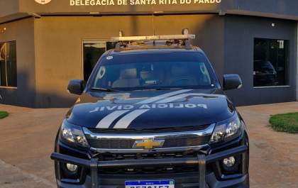 Polícia Civil prende homem por tentativa de roubo de veículo em Santa Rita do Pardo