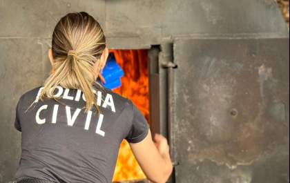 Polícia Civil realiza incineração de mais de 5 toneladas de drogas em Bataguassu