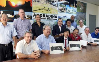 Jamil recebe empresários que farão lançamento de prédio de 19 andares e investimento de R$ 20 milhões