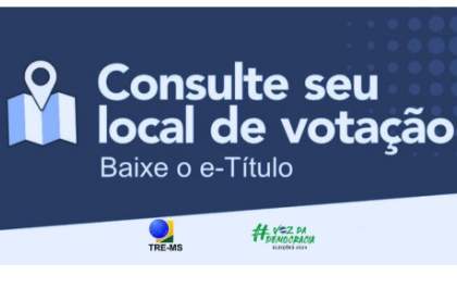 Consulta aos locais de votação pode ser feita pelo e-Título e pelo site da Justiça Eleitoral