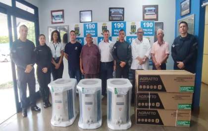 Conselho de Segurança doa Ar Condicionado ao 2° BPM de Três Lagoas