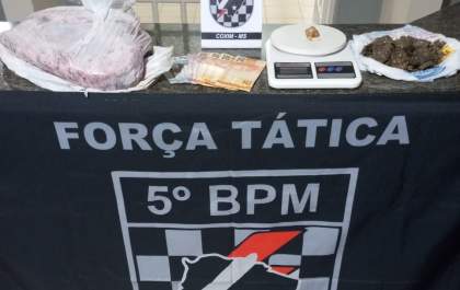 Jovem é preso por tráfico de drogas após troca de entorpecentes por pernil