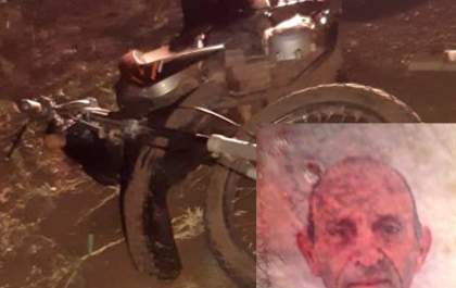 Motociclista morre atropelado por caminhonete na BR-060; motorista foge sem prestar socorro