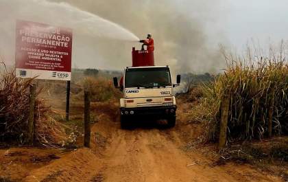 CESP investe em monitoramento por satélite para combater incêndios florestais na região da UHE Porto Primavera
