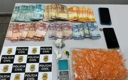 Polícia Civil de Valparaíso prende acusado de tráfico durante operação