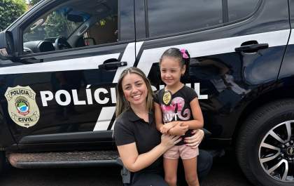 Polícia Civil de Três Lagoas participa de evento em comemoração ao Dia das Crianças no Bairro São João