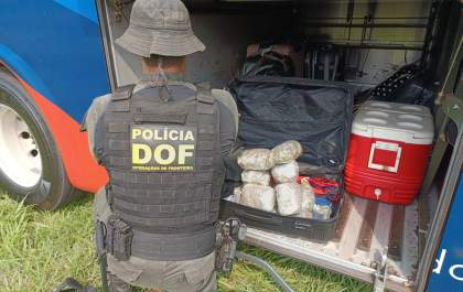 DOF apreende passageiro de ônibus que transportava drogas para Três Lagoas&nbsp;