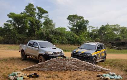 PRF apreende mais de 200 kg de drogas na BR-419