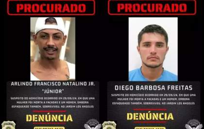 Suspeito preso e dois foragidos por assassinato brutal na Capital