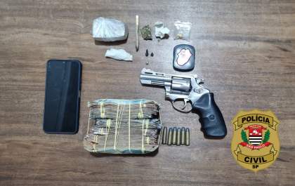 Polícia Civil de Birigui prende comerciante com arma furtada de agente penitenciário