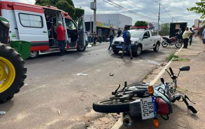 Homem morre na colisão frontal entre 2 motos na Fundadores