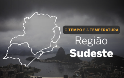 PREVISÃO DO TEMPO: Chuvas voltam a atingir o Sudeste, nesta sexta-feira (25)