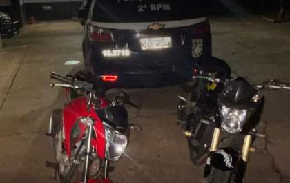 PM recupera quatro motocicletas furtadas em Três Lagoas