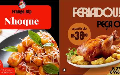 Nhoque e frango assado, a combinação ideal para este sábado