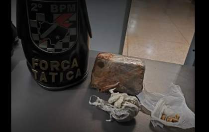 PM apreende drogas e prende dois suspeitos de tráfico em Três Lagoas
