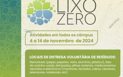 Semana Lixo Zero é promovida na UFMS de Três Lagoas