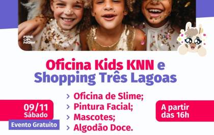 Shopping Três Lagoas e KNN idiomas realizam Oficina Kids