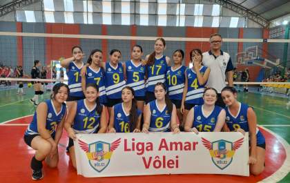 Araçatuba conquista o 3º lugar no vôlei Série Prata na categoria pré-mirim