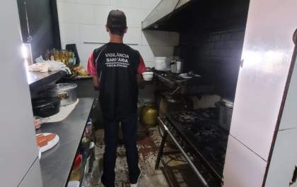Polícia Civil e Vigilância Sanitária realizam operação e interditam restaurante em Brasilândia