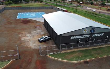 Governo de MS inaugura Hangar para reforçar egurança na fronteira