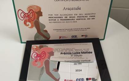 Araçatuba é premiada por zerar transmissão vertical de HIV