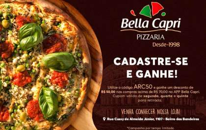 A melhor pizza está aqui! - PEGUE O SEU CUPOM ESPECIAL, CADASTRE-SE AGORA!!