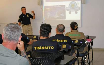 Agentes municipais de trânsito participaram do curso de capacitação ofertado pela PRF