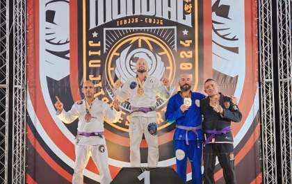 Araçatubense é campeão mundial de Jiu-jitsu pela terceira vez