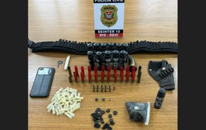 Suspeito de participar de assassinato de idoso em assentamento em Araçatuba é preso com munições