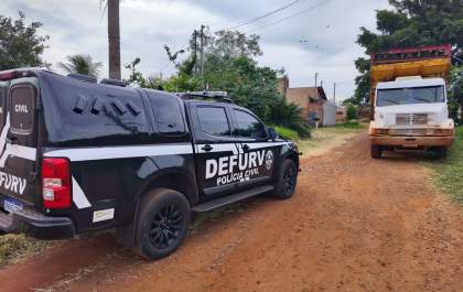 Polícia Civil recupera caminhão de empresa apropriado ilegalmente por funcionário