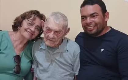 Aos 112 anos, homem mais velho do mundo é do Ceará
