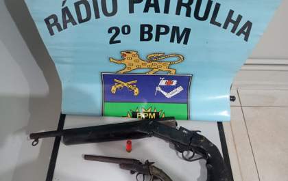 Polícia Militar de Três Lagoas apreende armas e detém agressor em caso de violência doméstica