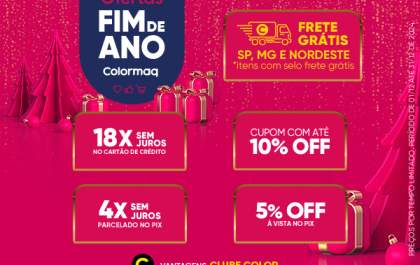 Colormaq transforma Natal dos consumidores com vantagens exclusivas