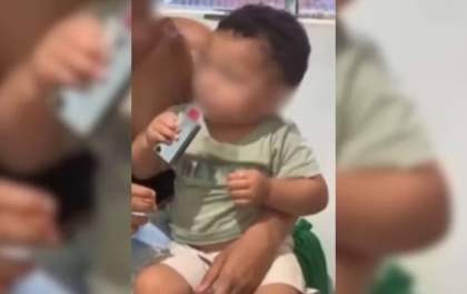 Choque e Indignação: Adolescente filma bebê fumando cigarro eletrônico