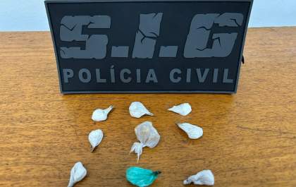 Polícia Civil prende em flagrante homem vendendo crack e cocaína em Três Lagoas