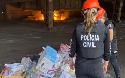 Polícia Civil incinera 330 kg de drogas em operação conjunta em Ladário