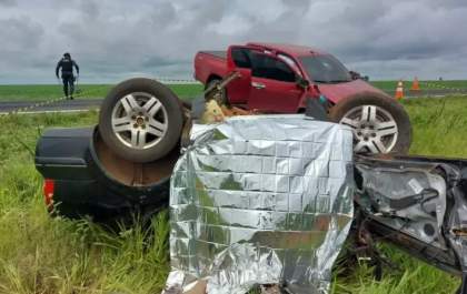 Grave acidente na MS-306 deixa um morto e dois feridos em estado grave