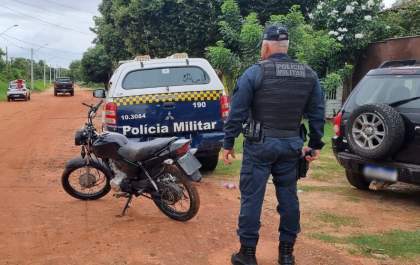 PM recupera motocicleta furtada em Três Lagoas