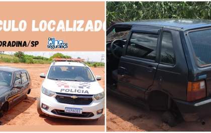 Polícia Militar recupera veículo furtado em Andradina