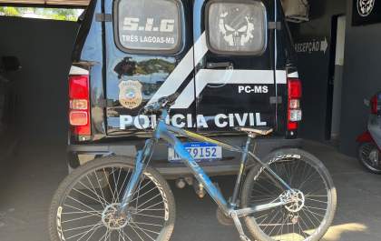 Polícia Civil recupera bicicleta furtada de enfermeira em Três Lagoas