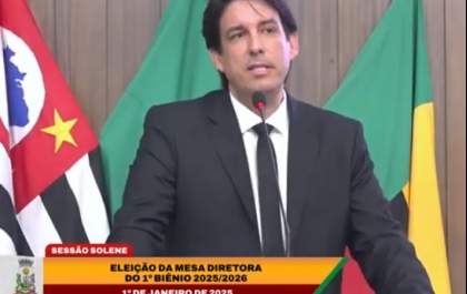 Pastor Reginaldo assume a presidência da Câmara de Birigui