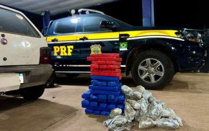 PRF apreende 50 kg de drogas em Três Lagoas