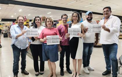Big Mart entrega prêmios da promoção a contemplados em Andradina