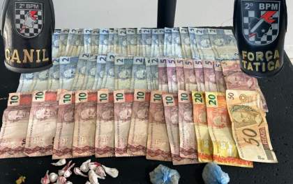 PM prende jovem por tráfico de drogas em operação no Bairro Guanabara